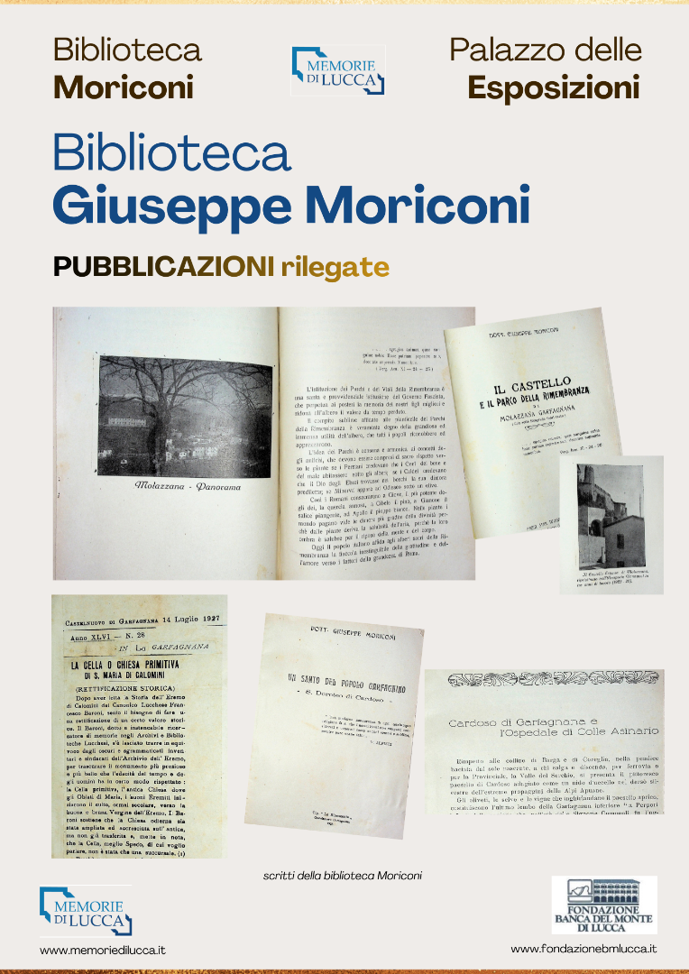 Archivio Giuseppe Moriconi: Inventario e pannelli espositivi